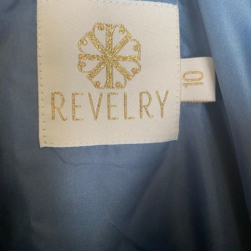 Revelry Skirt Dusty Blue 10 - Picture 2 of 4